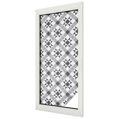 Decorative window film stained glass design Geometric patterns