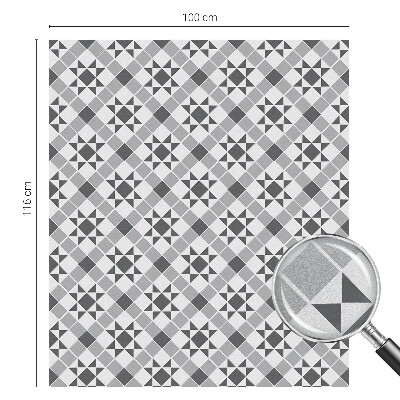 Decorative window film stained glass design Geometric patterns