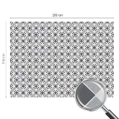 Decorative window film stained glass design Geometric patterns