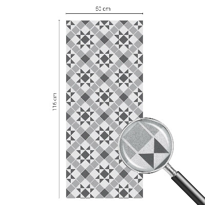 Decorative window film stained glass design Geometric patterns