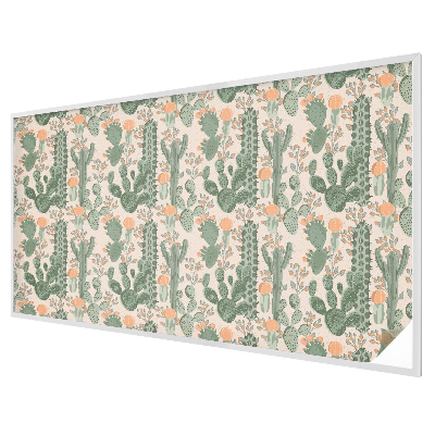 Patterned window film stained glass Green succulents