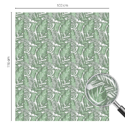 Coloured glass film for windows Green harmony