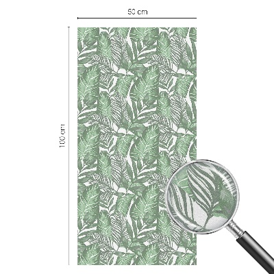 Coloured glass film for windows Green harmony