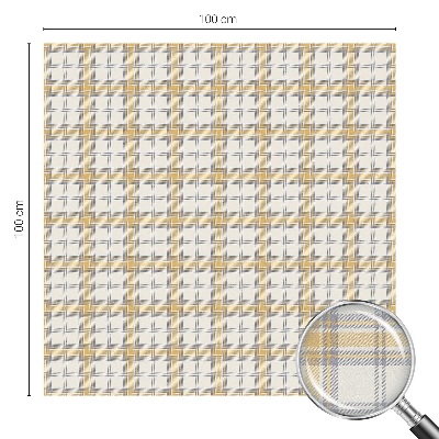 Frosted window film with stained glass pattern Geometric grid