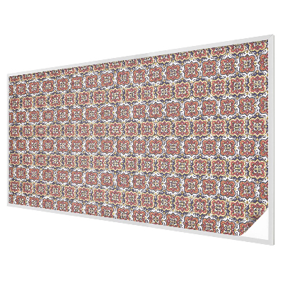 Decorative window film stained glass design Floral ornament