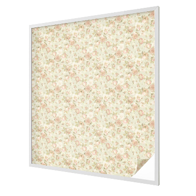 Privacy window film stained glass effect Floral elegance