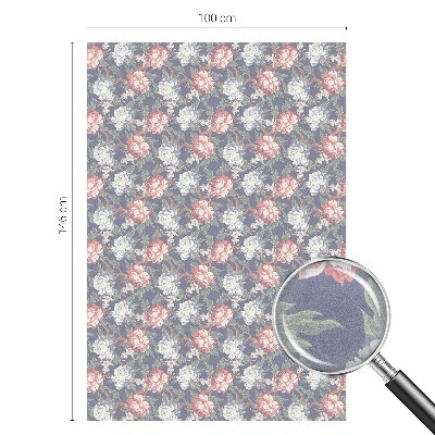 Patterned window film stained glass Floral elegance