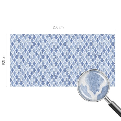 Coloured glass film for windows Watercolor elegance