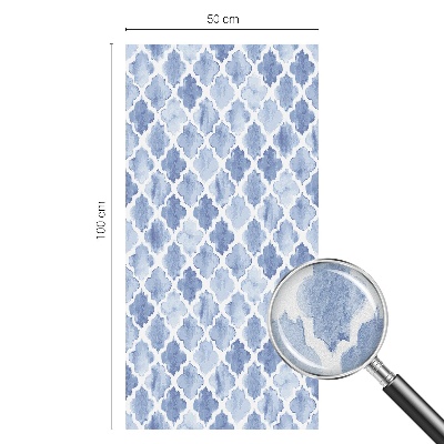 Coloured glass film for windows Watercolor elegance