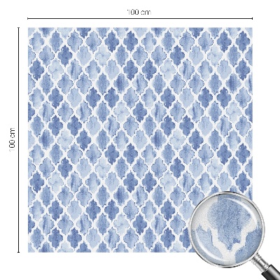 Coloured glass film for windows Watercolor elegance