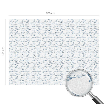 Decorative window film stained glass design Sea inspirations