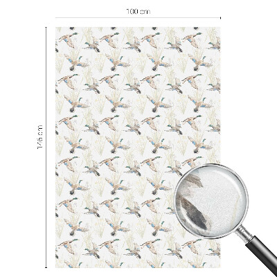 Decorative window film stained glass design Birds nature