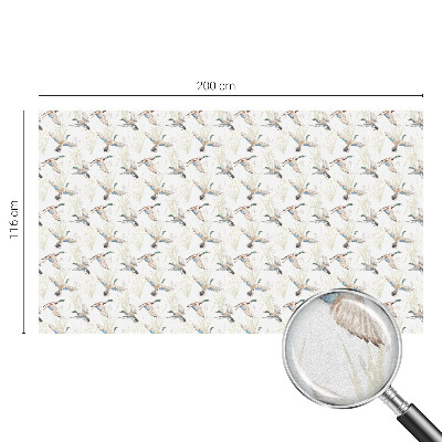 Decorative window film stained glass design Birds nature