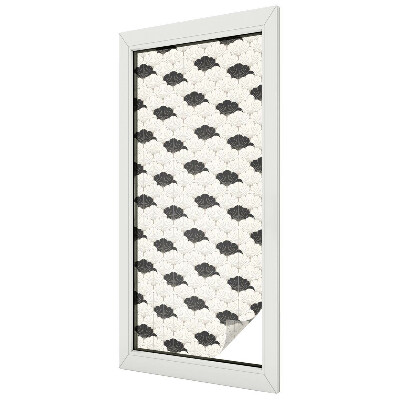 Privacy window film stained glass effect Contrasting fans