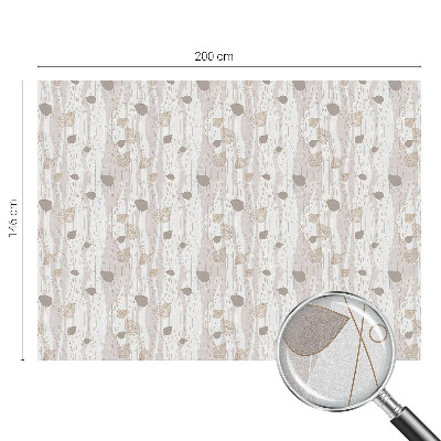 Patterned window film stained glass Elegant leaves