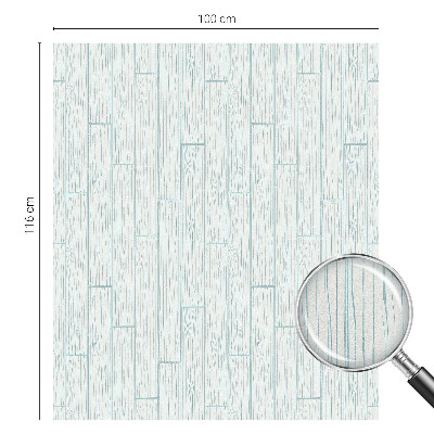 Frosted window film with stained glass pattern Wooden pattern