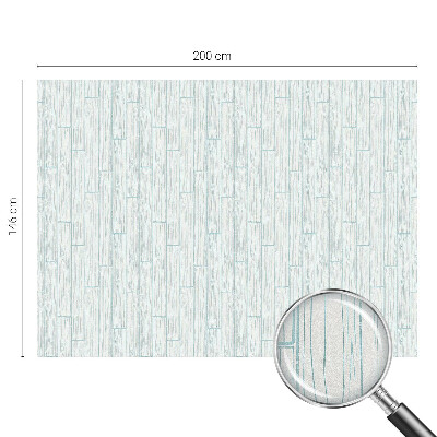 Frosted window film with stained glass pattern Wooden pattern