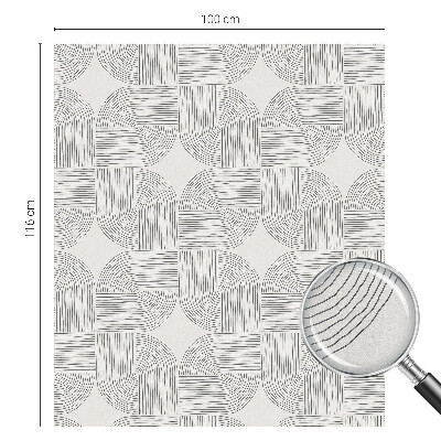 Patterned window film stained glass Peaceful Symmetry