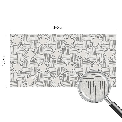 Patterned window film stained glass Peaceful Symmetry