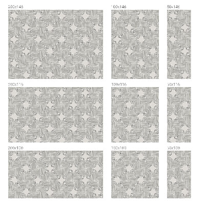 Patterned window film stained glass Peaceful Symmetry