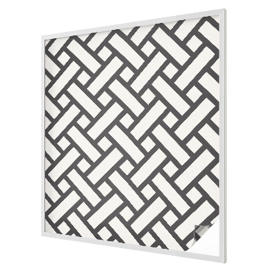 Decorative window film stained glass design Interlacing rectangles