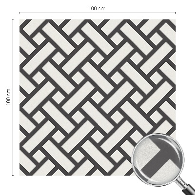 Decorative window film stained glass design Interlacing rectangles