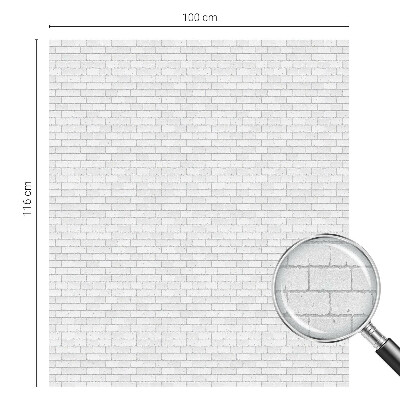 Privacy window film stained glass effect Brick texture