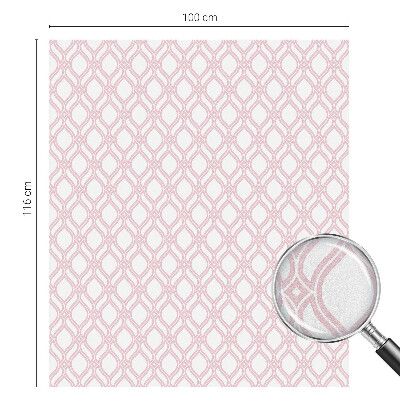 Coloured glass film for windows Pink lines