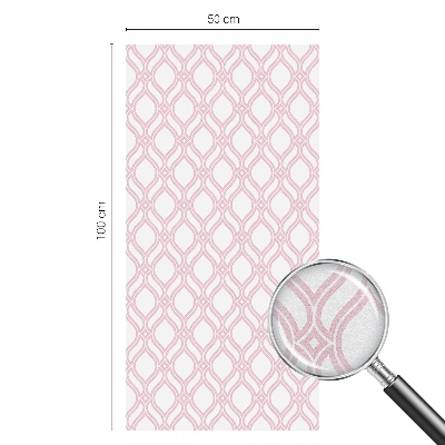 Coloured glass film for windows Pink lines