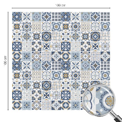 Patterned window film stained glass Mosaic tiles