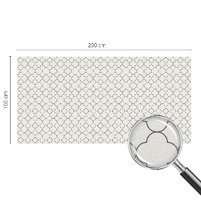 Frosted window film with stained glass pattern Simple elegance