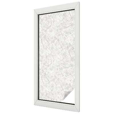 Privacy window film stained glass effect Wooden texture