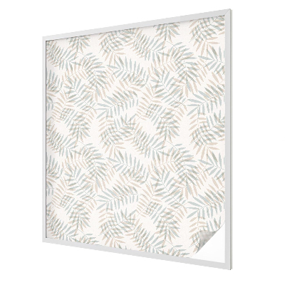 Decorative window film stained glass design Leafy elegance