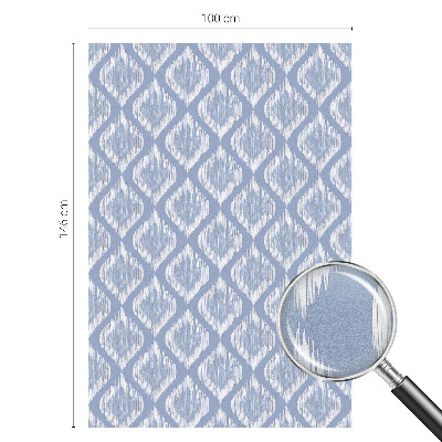 Privacy window film stained glass effect Ethnic diamonds