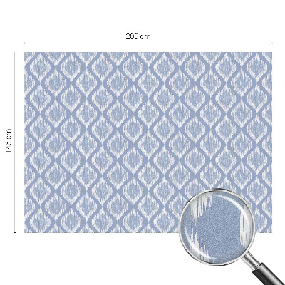 Privacy window film stained glass effect Ethnic diamonds