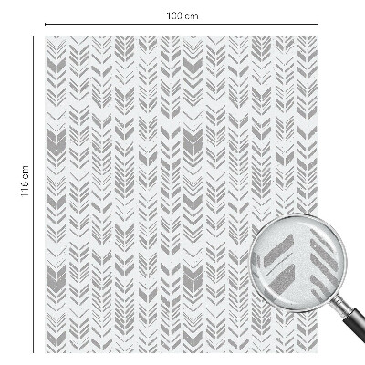 Decorative window film stained glass design Arrow pattern