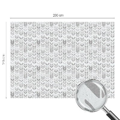 Decorative window film stained glass design Arrow pattern