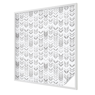 Decorative window film stained glass design Arrow pattern