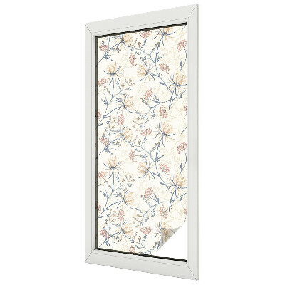 Patterned window film stained glass Flowers of harmony