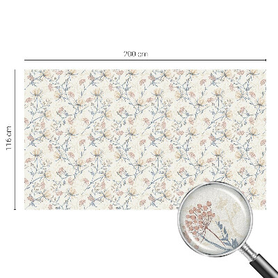 Patterned window film stained glass Flowers of harmony