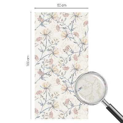 Patterned window film stained glass Flowers of harmony