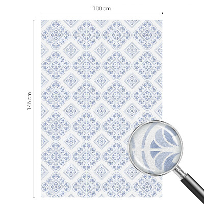 Decorative window film stained glass design Geometric pattern