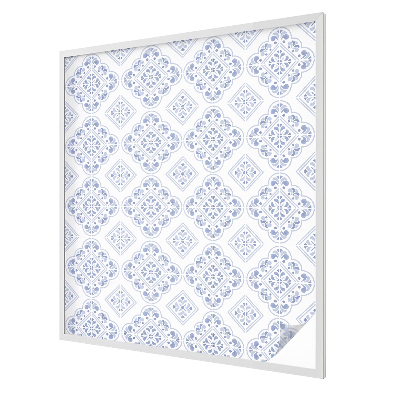 Decorative window film stained glass design Geometric pattern