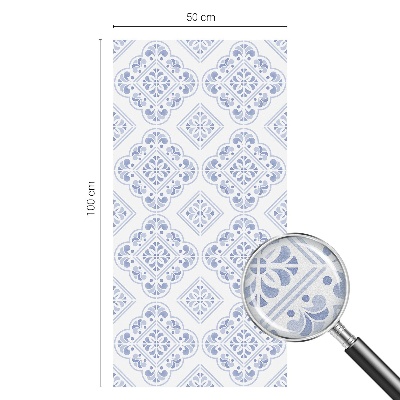 Decorative window film stained glass design Geometric pattern