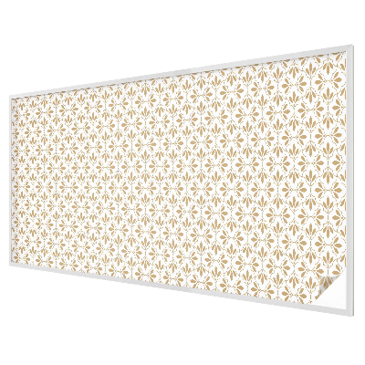 Frosted window film with stained glass pattern Plant elegance