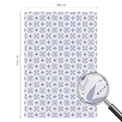 Patterned window film stained glass Purple patterns