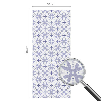 Patterned window film stained glass Purple patterns