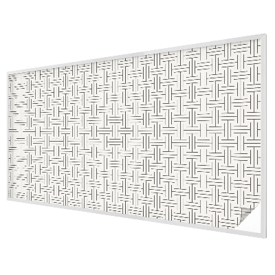 Decorative window film stained glass design Symmetrical braid