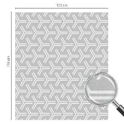 Patterned window film stained glass Minimalist lines