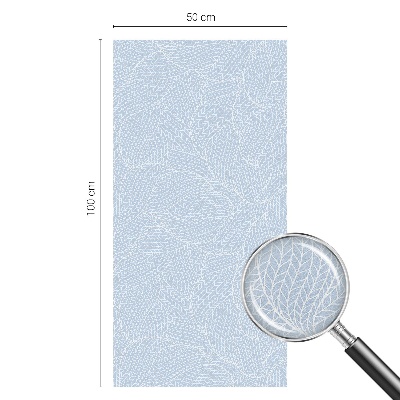 Patterned window film stained glass Painted felt